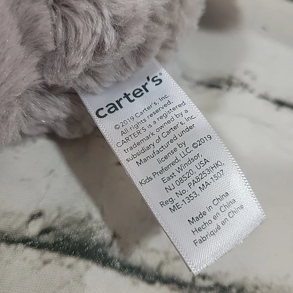 Carters Plush Pony Soft Curly Fur Sewn‎ Eyes 7